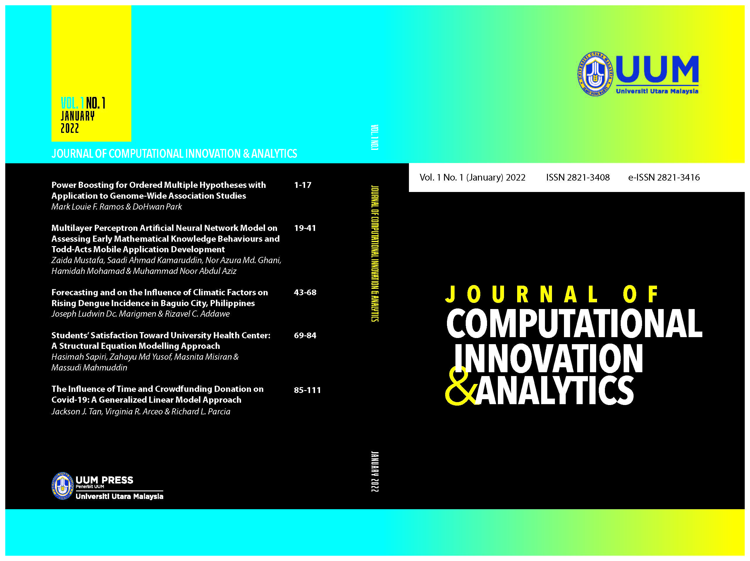 					View Vol. 1 No. 1 (2022): Journal of Computational Innovation and Analytics
				